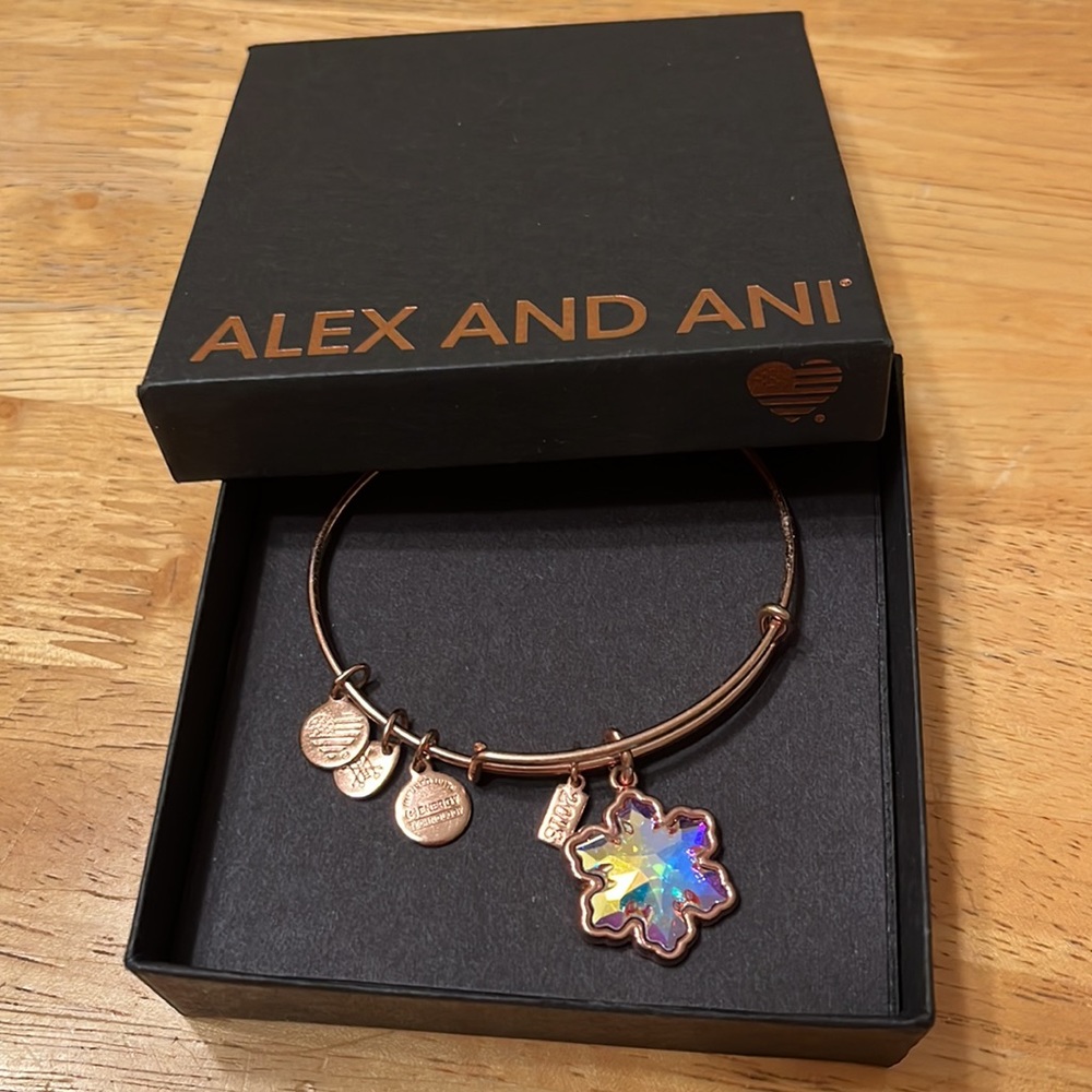 Alex and Ani Snowflake Bangle